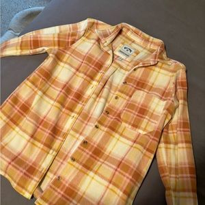 Billabong plaid button-up- Size Medium